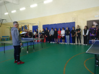 Районные соревнования по настольному теннису