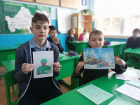 Фронтовая новогодняя открытка