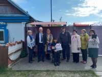 Поздравление ветерана Великой Отечественной войны.