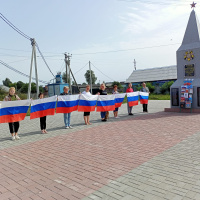 Акция «Бело-сине-красные сердца»