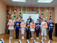 В Первомайской школе прошло праздничное мероприятие, посвященное 50-летию юных инспекторов движения.