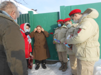 Движение «ЮНАРМИЯ» провела акцию  #ВоСлавуОтечества