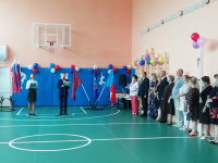 Торжественное открытие реконструированного спортивного зала в МБОУ-Коржовоголубовской СОШ