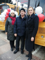 Вручение нового автобуса