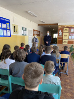 Встреча обучающихся с инспектором по делам несовершеннолетних