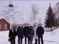 Владимир Иванович Дзубан в гостях в с. Лопатни